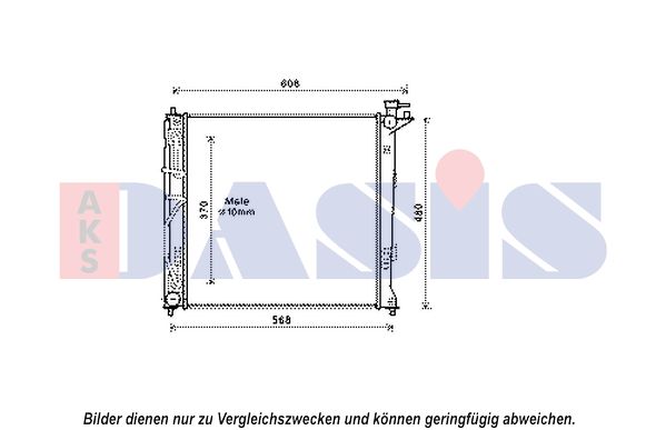 AKS DASIS Radiators, Motora dzesēšanas sistēma 560078N